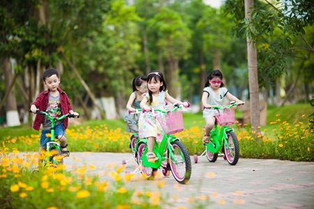 lợi ích khi cho bé đi xe đạp thường xuyên 6