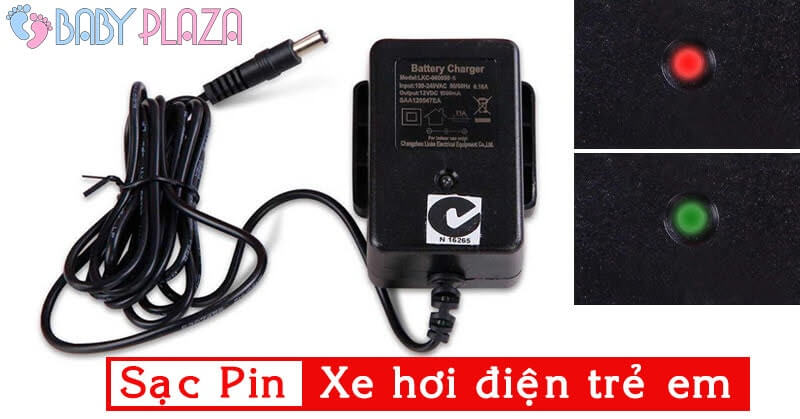 Hướng dẫn sạc oto điện và xe máy điện cho bé 2