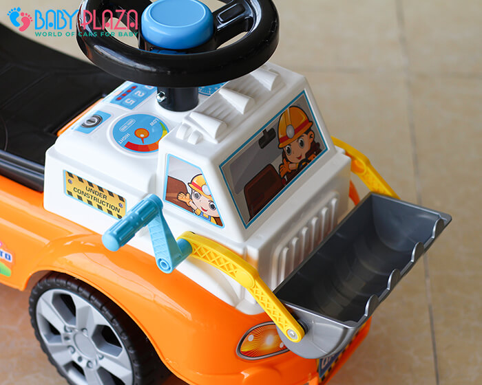 Chòi chân trẻ em mô hình xe ủi QX3355 3