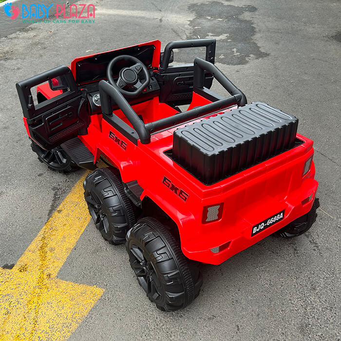 Xe ô tô điện Jeep Wrangler BJQ-6688A 6 bánh 13