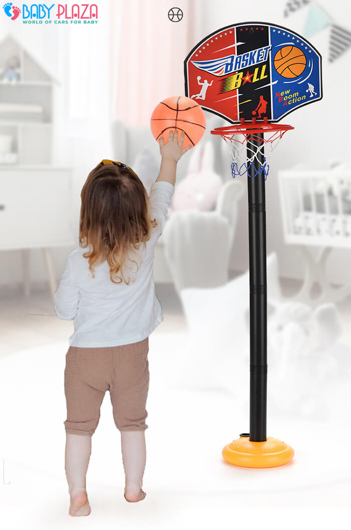 Trụ bóng rổ cao 1m cho bé chơi tại nhà TT222501-7