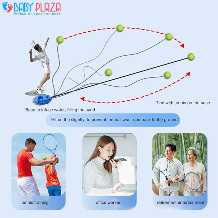 Set luyện tập chơi tennis cho bé TT222566-9
